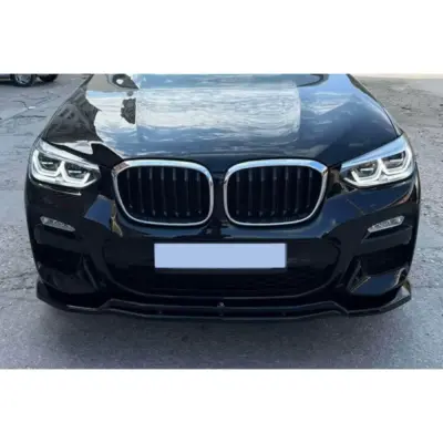 Spoiler Anteriore M Technik Nero Lucido per BMW X3 G01 dal 2018