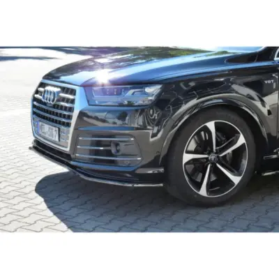 Spoiler Anteriore Nero Lucido per Audi Q7 2015-2019 Paraurti SQ7 S-line