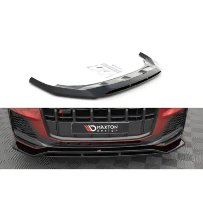 Spoiler Anteriore Nero Lucido per Audi Q7 S-line SQ7 dal 2019