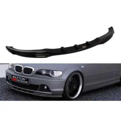 Spoiler Anteriore Nero Lucido per BMW Serie 3 E46 Coupe 2002-2007