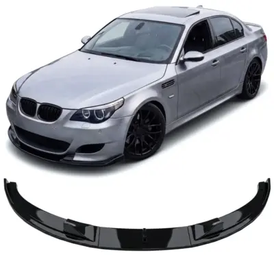 Spoiler Anteriore Nero Lucido per BMW Serie 5 E60 E61 (2005-2010) M-Paraurti
