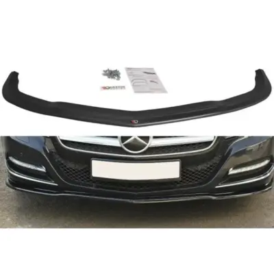 Spoiler Anteriore Nero Lucido per Mercedes CLS C218 2011-2014
