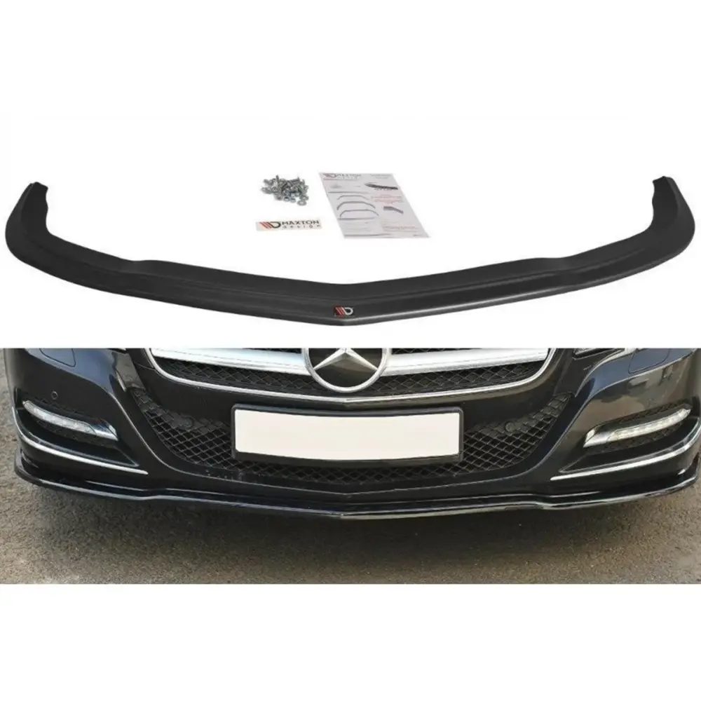 Spoiler Anteriore Nero Lucido per Mercedes CLS C218 2011-2014