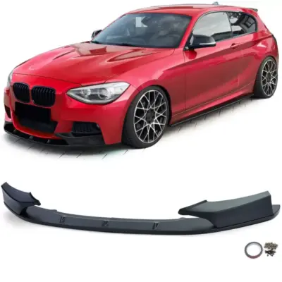 Spoiler Anteriore Nero Opaco per BMW Serie 1 F20 10-14