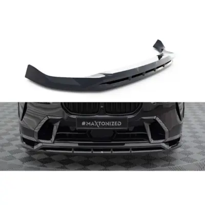 Spoiler Anteriore Paraurti Nero Lucido per BMW X7 G07 M Package dal 2022