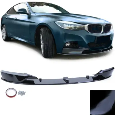 Spoiler Anteriore Performance Look Nero Lucido per BMW Serie 3 GT F34 2013-2020