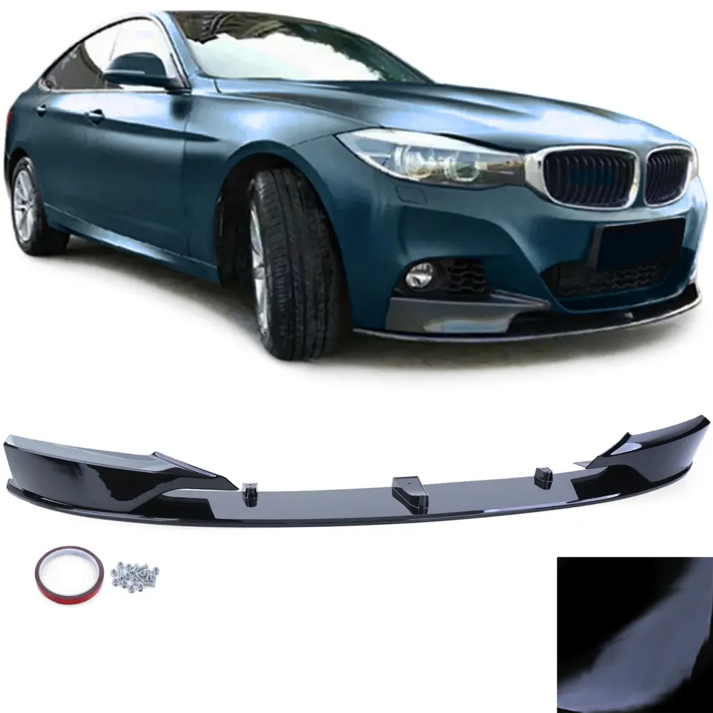 Spoiler Anteriore Performance Look Nero Lucido per BMW Serie 3 GT F34 2013-2020