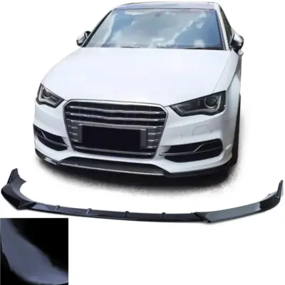 Spoiler Anteriore Performance Nero Lucido per Audi A3 8V 2012-2016 S-Line