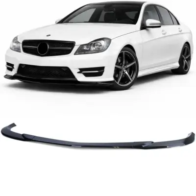 Spoiler Anteriore Performance Nero Lucido per Mercedes C W204 S204 2011-2014