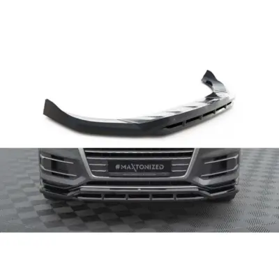 Spoiler Anteriore Verniciato Nero per Audi Q7 2015-2019