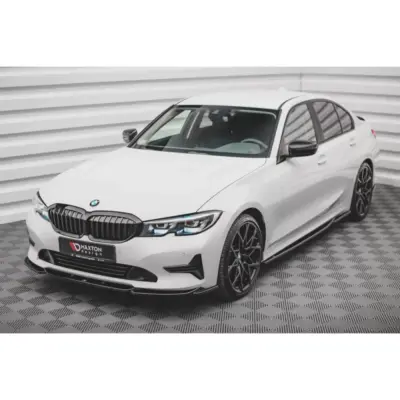 Spoiler Anteriore Versione 2 Nero Lucido per BMW Serie 3 G20 dal 2018