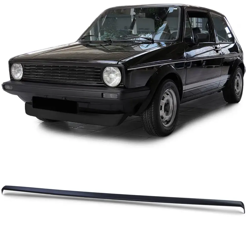 Spoiler Griglia Mascherina Fari Neri per Volkswagen Golf 1 Cabrio 74-89 Caddy