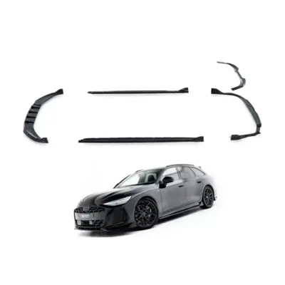 Spoiler Kit S-line Tipo 2 Nero Lucido per Audi A6 S-line C9 dal 2025