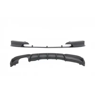 Spoiler Paraurti Anteriore con Diffusore Posteriore Carbonio BMW Serie 3 F30