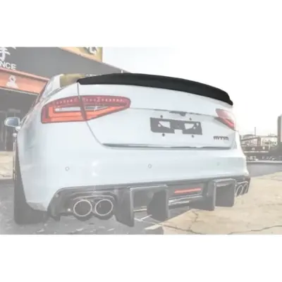 Spoiler Posteriore Abt Tipo Non Verniciato per Audi A4 Berlina 2008-2013