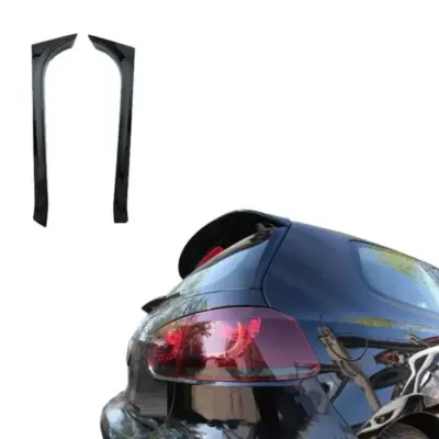 Spoiler Posteriore Destro e Sinistro Piano Nero ABS per VW Golf Vi 08-12 GTI R