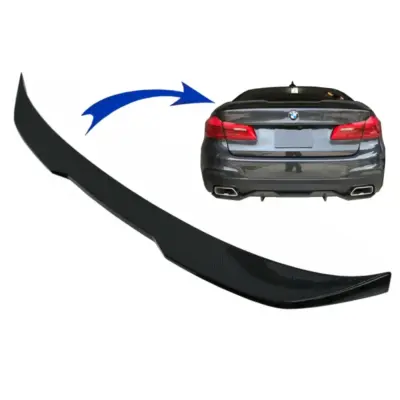 Spoiler Posteriore Effetto Carbonio per BMW Serie 5 G30 2017>