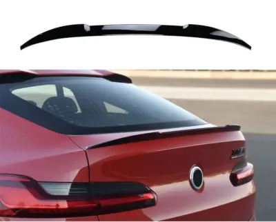 Spoiler Posteriore Labbro Anteriore Lucido Nero per BMW X4 G02 2018-2026