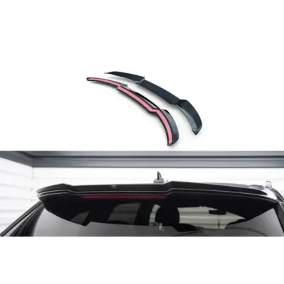 Spoiler Posteriore Nero Lucido per Audi Q7 S-line 2015-2019