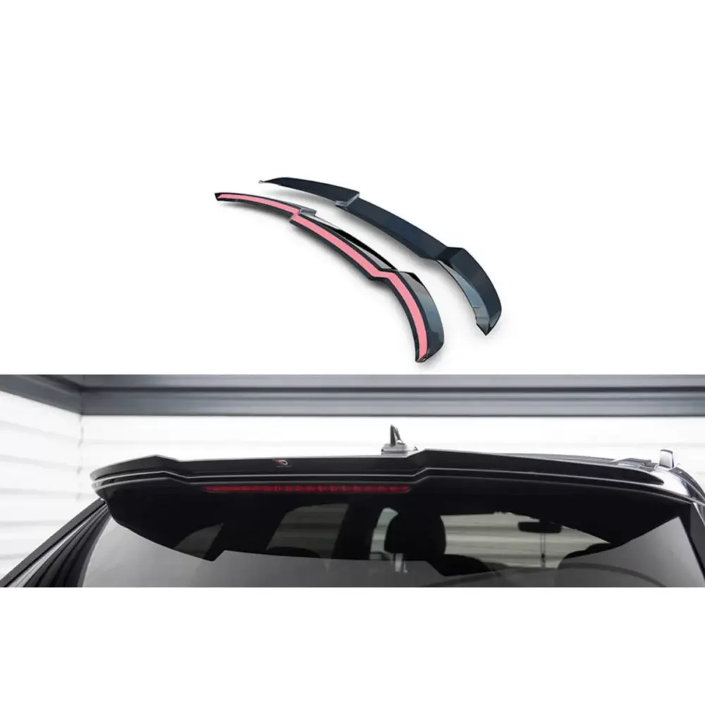 Spoiler Posteriore Nero Lucido per Audi Q7 S-line 2015-2019