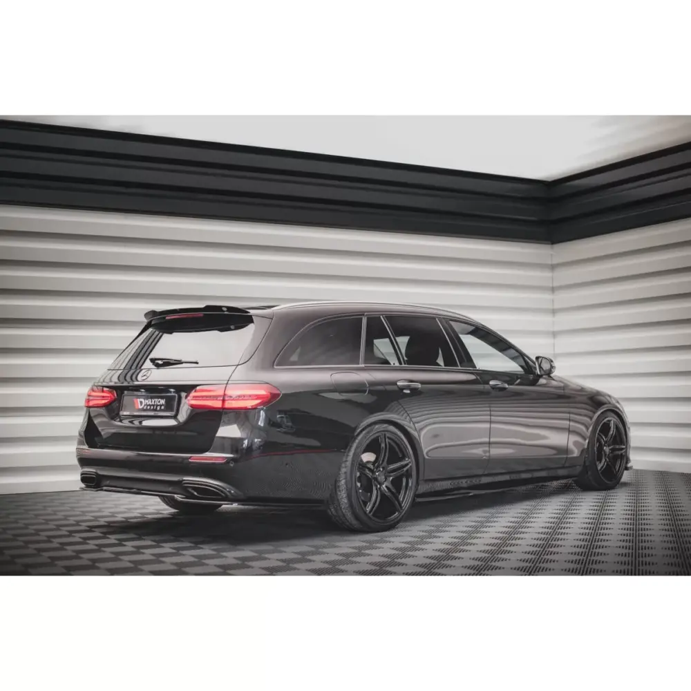 Spoiler Posteriore Nero Lucido per Mercedes Classe E W213 Sw 2016-2021