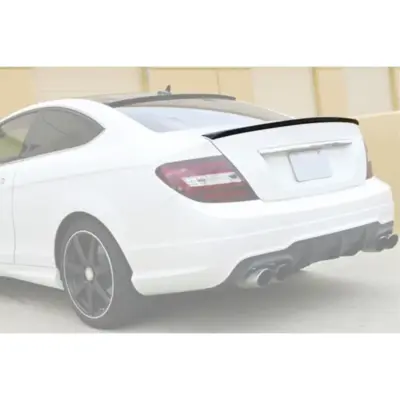 Spoiler Posteriore Non Verniciato per Mercedes Classe C C204 Coupe 2011-2014