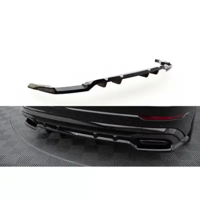 Spoiler Posteriore per Audi Q8 S-line dal 2023 Nero Lucido