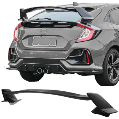 Spoiler Posteriore TR Performance per Honda Civic 2016-2020 (2 Volumi) ABS
