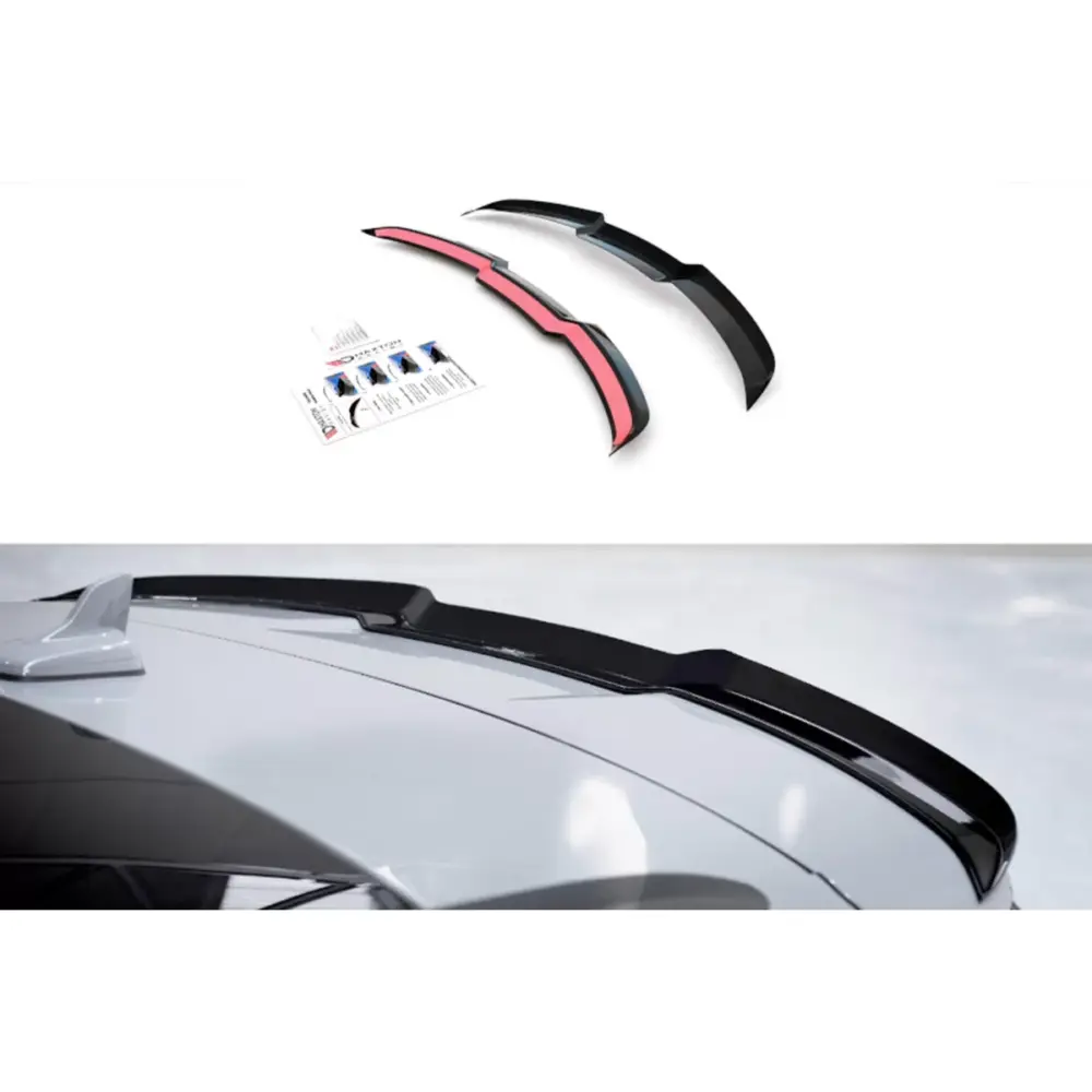 Spoiler Posteriore Versione 1 RS6 Nero Lucido per Audi RS6 C8 dal 2019