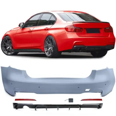Sport Paraurti Posteriore con Diffusore per BMW Serie 3 F30 11-19