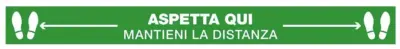 Strisce adesive segnaletiche verdi
