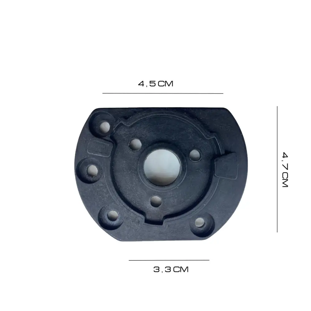 Supporto Specchietto Destro (lega di Zinco, Base Plastica) per Volkswagen