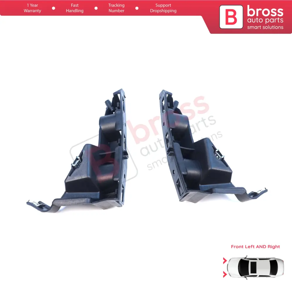 Supporto Staffa Anteriore Sinistro Destro Paraurti per Renault Symbol Thalia