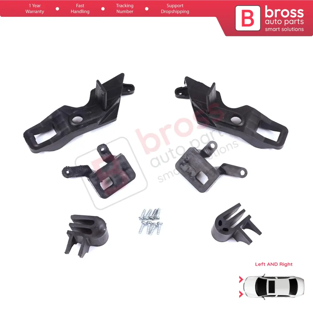 Supporto Staffa Fissaggio Fanale Anteriore Dx Sx per Citroën C Elysee Dd