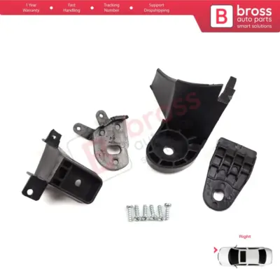 Supporto Staffa Fissaggio Faro Destro per Renault Symbol MK3 Facelift 2017>