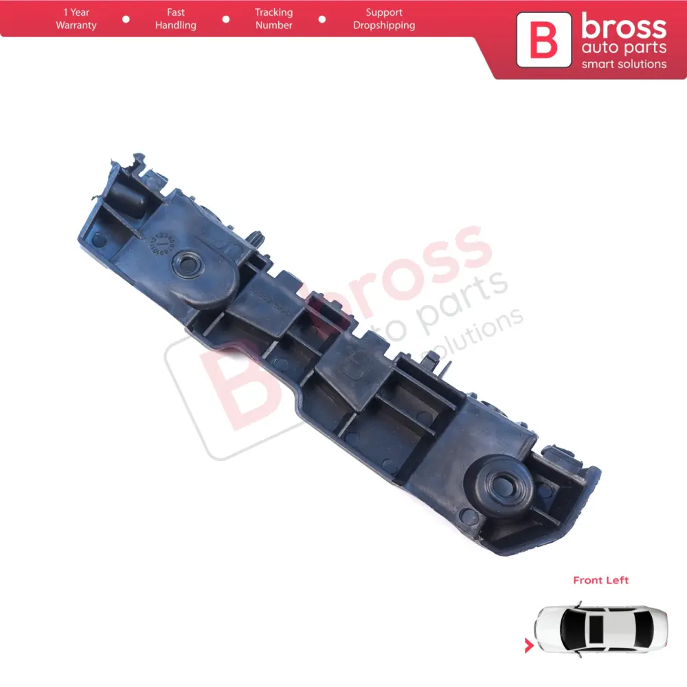 Supporto Staffa Fissaggio Paraurti Anteriore Sinistro per Renault Dacia Logan