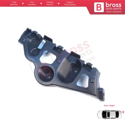 Supporto Staffa Fissaggio Paraurti Posteriore Destro per Renault Dacia Sandero
