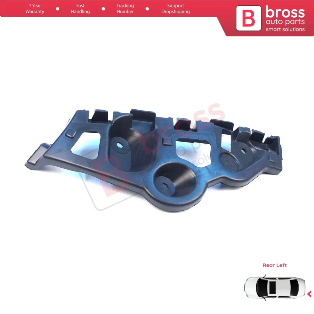 Supporto Staffa Fissaggio Paraurti Posteriore Sinistro per Renault Dacia