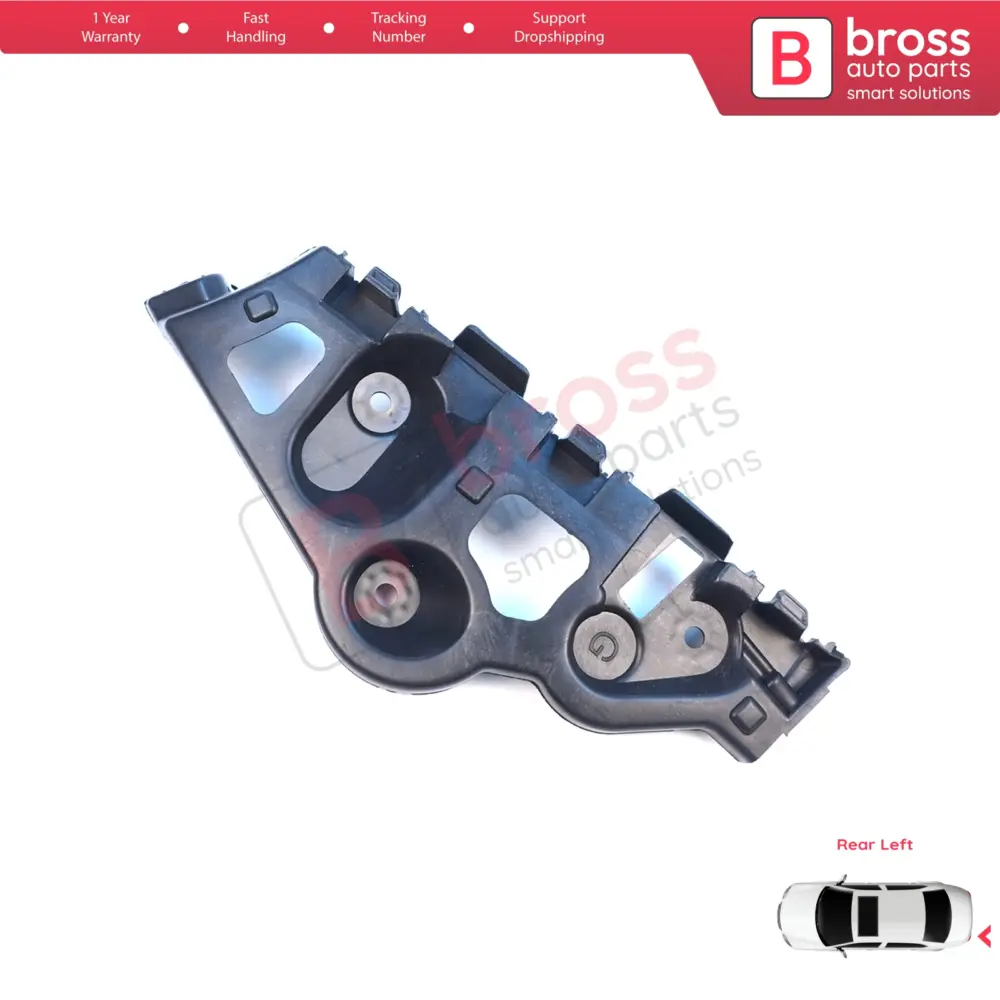 Supporto Staffa Fissaggio Paraurti Posteriore Sinistro per Renault Dacia