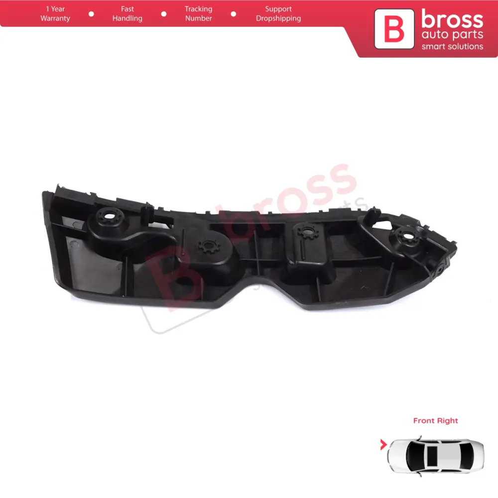 Supporto Staffa Montaggio Paraurti Anteriore Destro per Renault Dacia Duster