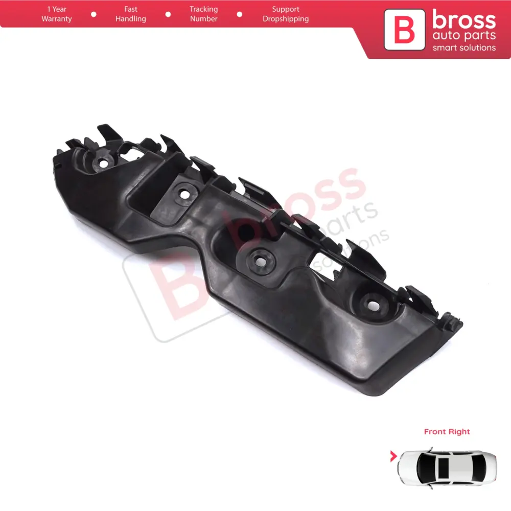 Supporto Staffa Montaggio Paraurti Anteriore Destro per Renault Dacia Duster