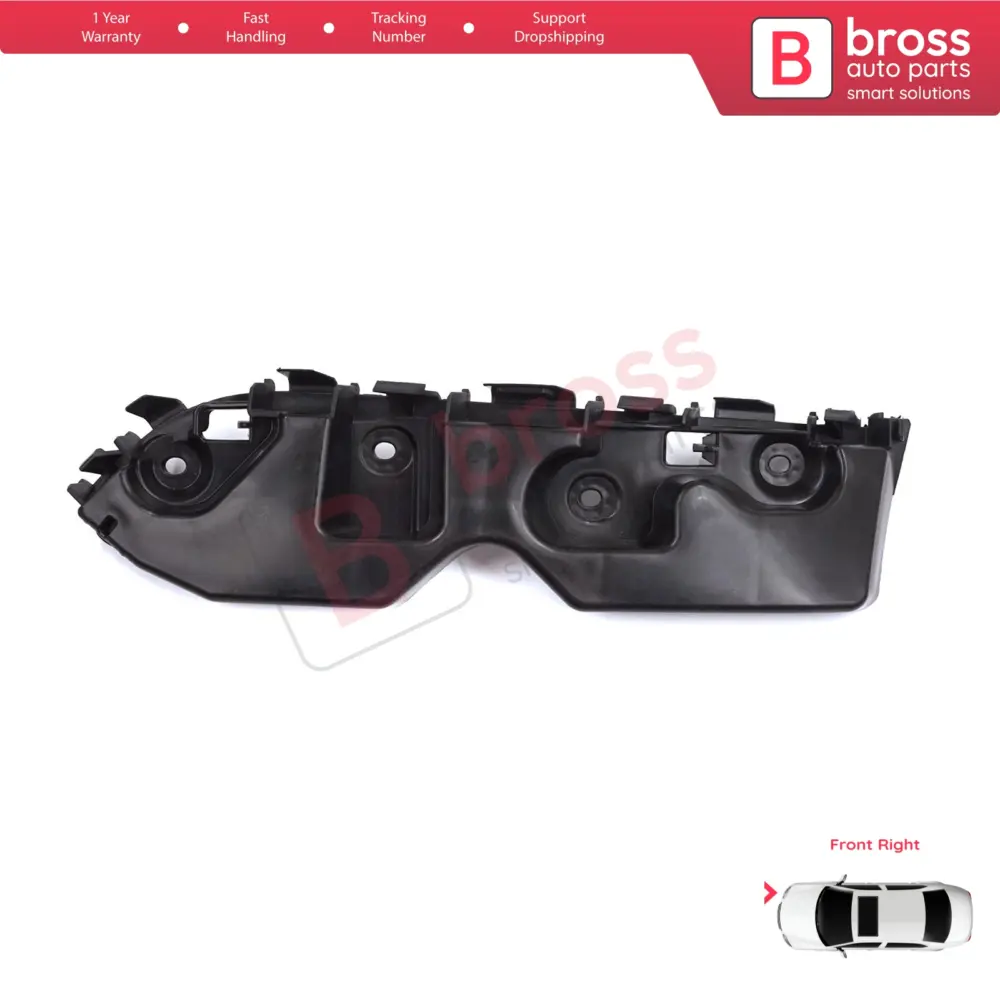 Supporto Staffa Montaggio Paraurti Anteriore Destro per Renault Dacia Duster