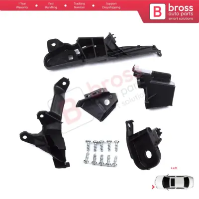 Supporto Staffa Riparazione Fanale Anteriore Sinistro per Renault Clio MK5 B7