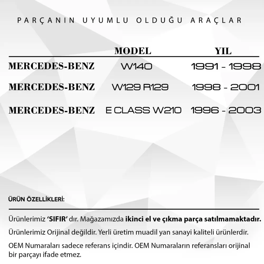 Supporto Vetro Specchio Laterale Pieghevole per Mercedes W210