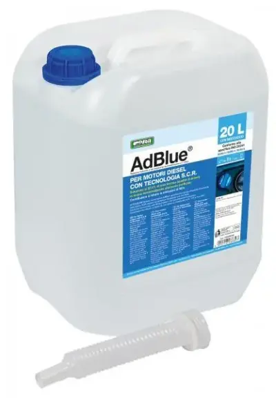 Tanica AdBlue 20 litri con beccuccio contenitore liquido antigelo anticorrosione