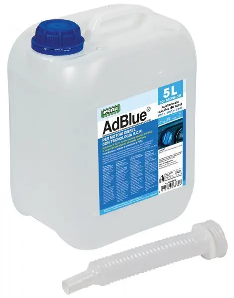Tanica AdBlue 5 litri con beccuccio contenitore liquido antigelo antiruggine