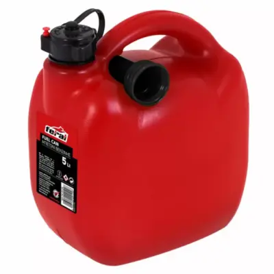 Tanica Benzina Plastica Rossa 5 Lt Universale