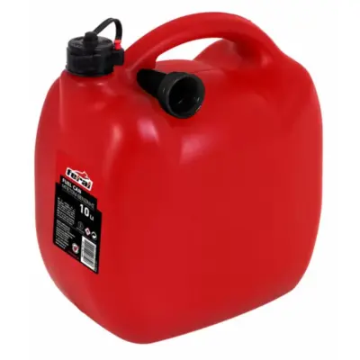 Tanica Carburante Plastica Rossa 10 Lt Universale