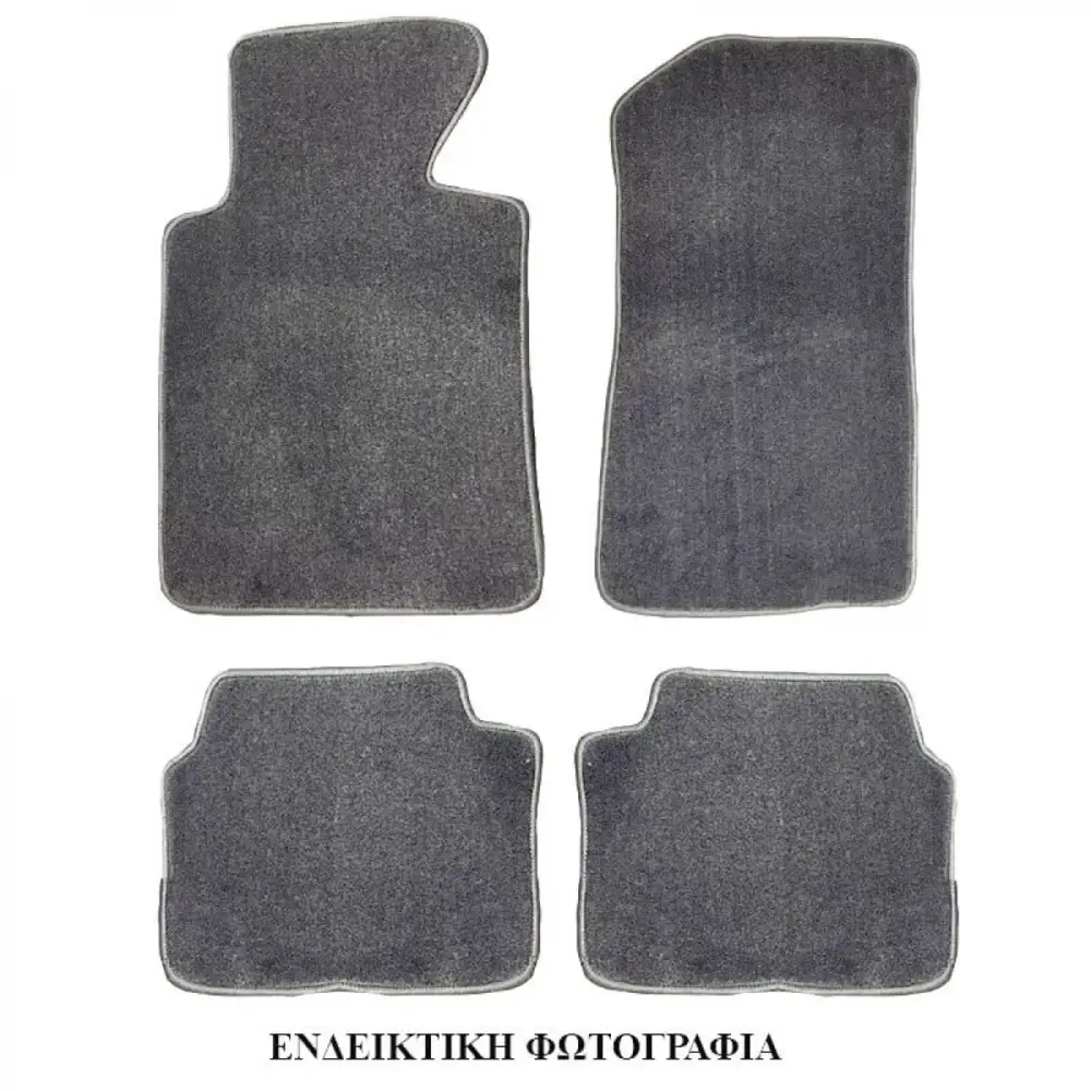 Tappeti Auto Grigi 4 Pezzi per Volkswagen Jetta 2006-2011