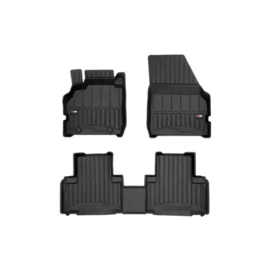 Tappeti Gomma Specifici 3 Pezzi Neri per Renault Scenic 2003-2009